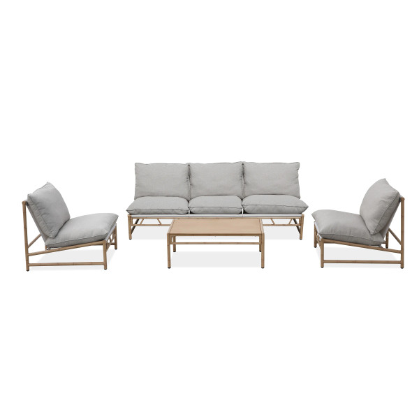 MAKANI CAFFE MAX ZESTAW GREY/BEIGE