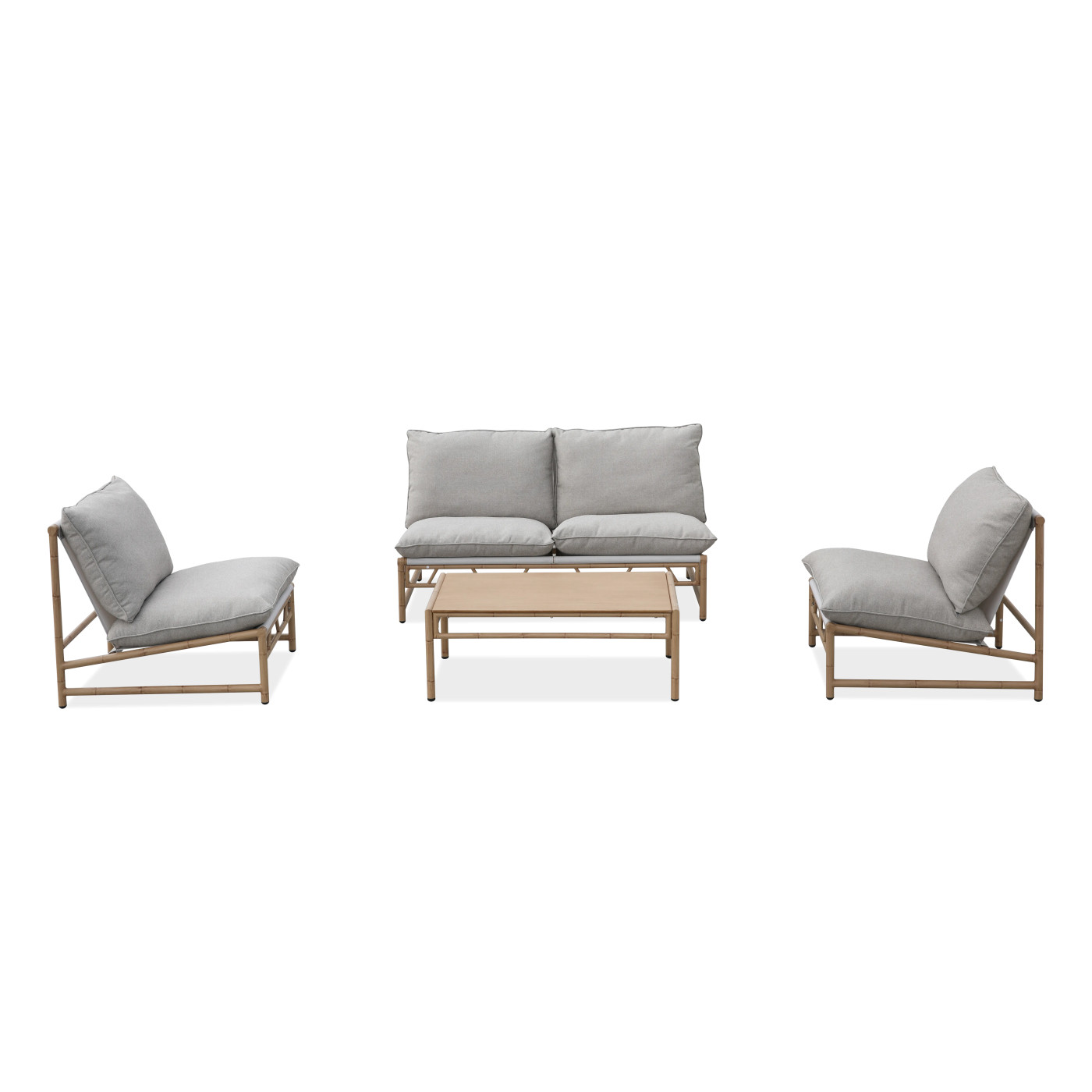 MAKANI CAFFE SET GREY/BEIGE