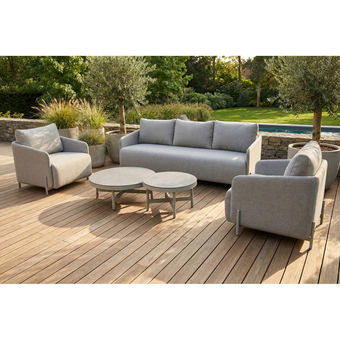 AURA CAFFE ZESTAW GREY