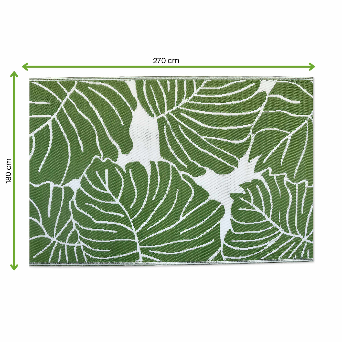 TERRACE RUG 09 GREEN 180x270CM