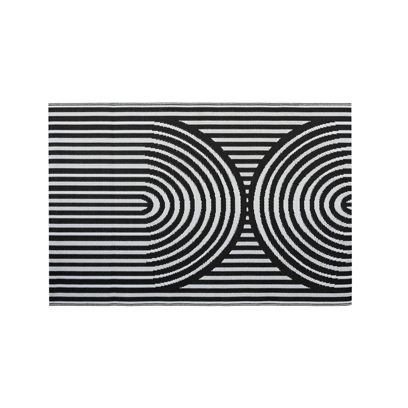 TERRACE RUG 21 BLACK 120x180CM