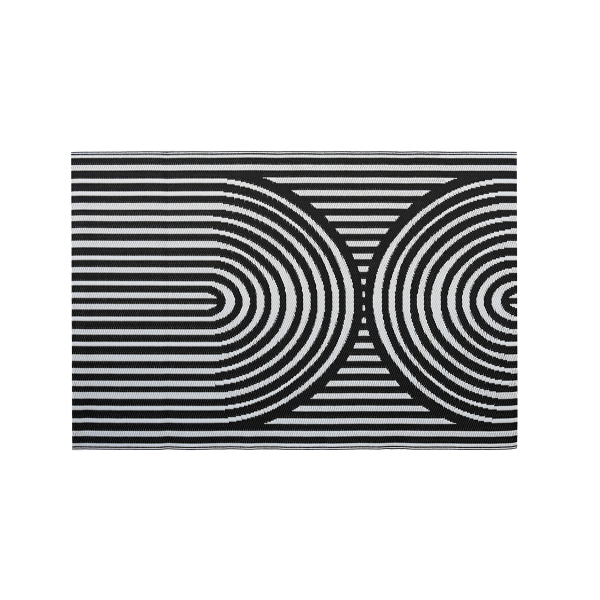 TERRACE RUG 21 BLACK 120x180CM