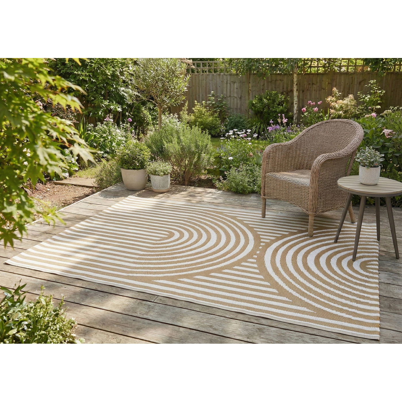 TERRACE RUG 22 BEIGE 160x230CM