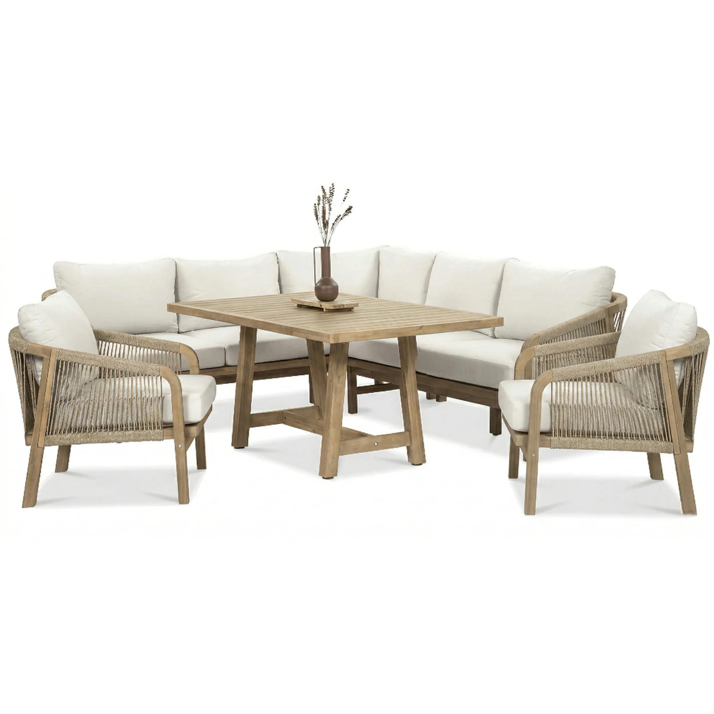 MARIGOLD DINING CORNER SET + 2x ARMCHAIR
