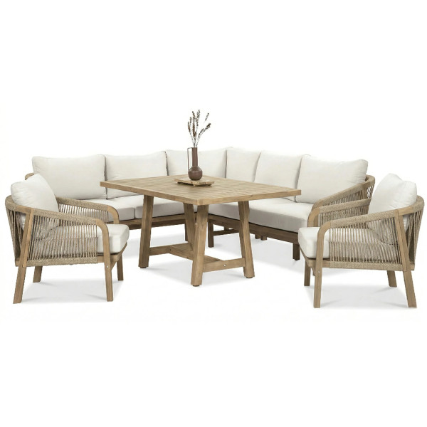 MARIGOLD DINING CORNER SET + 2x ARMCHAIR