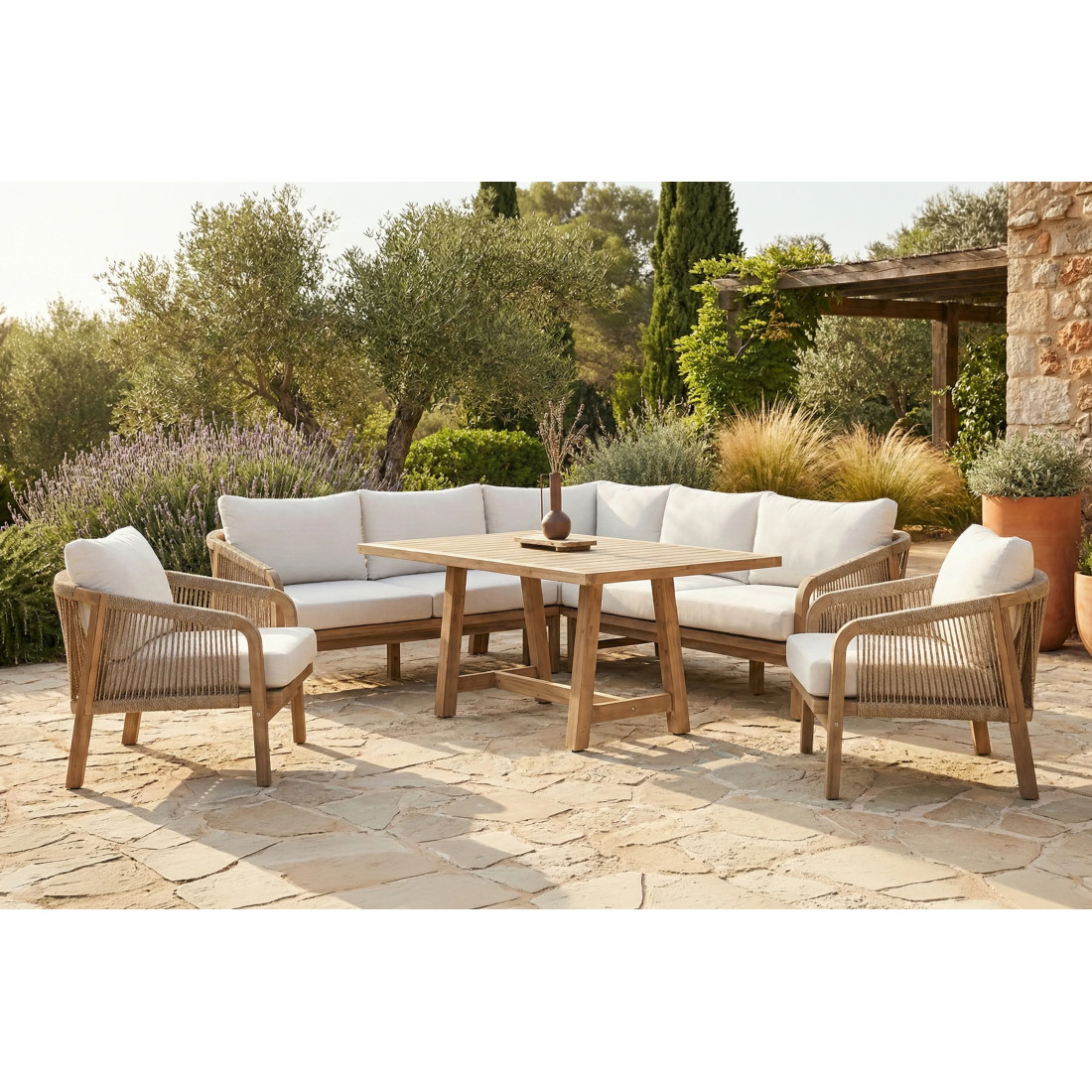 MARIGOLD DINING CORNER SET + 2x ARMCHAIR