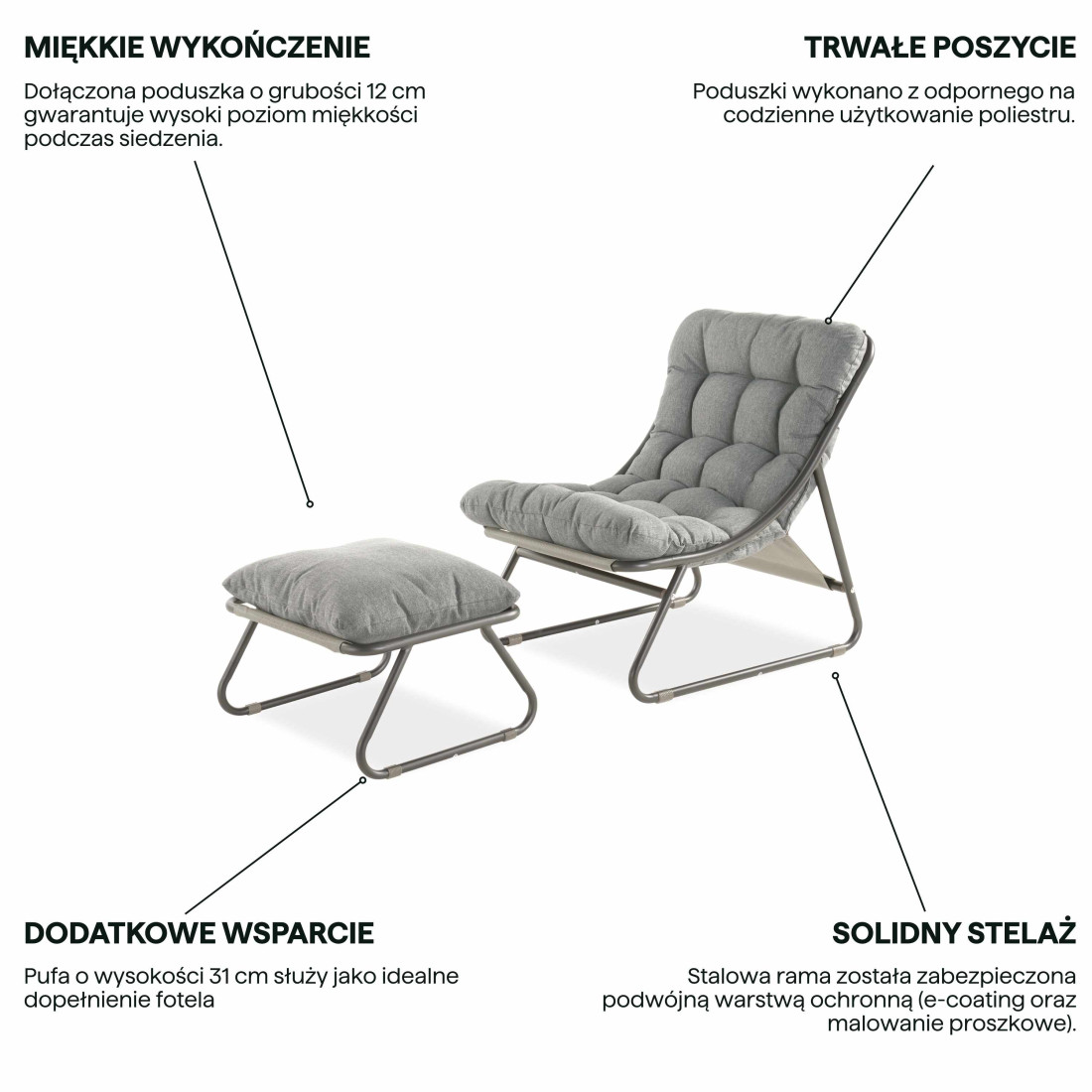 VISTA RELAX SET GREY BEIGE