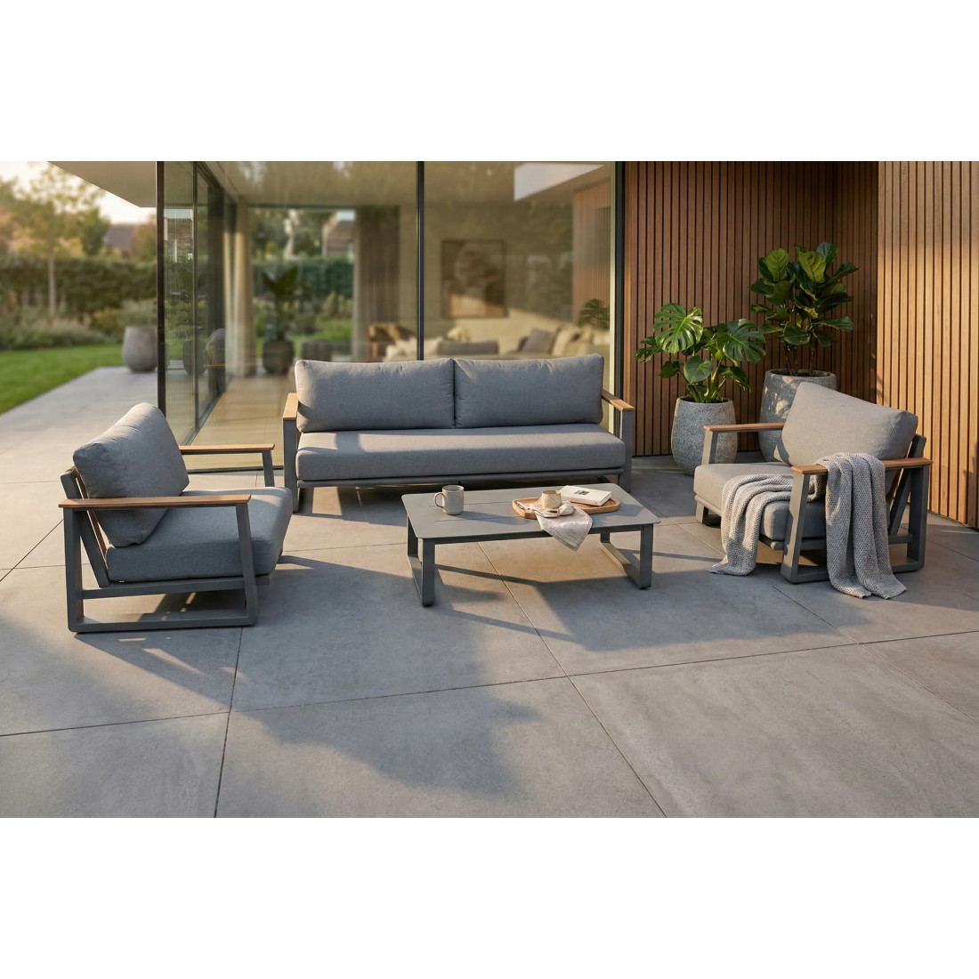 TENERIFE CAFFE GREY SET