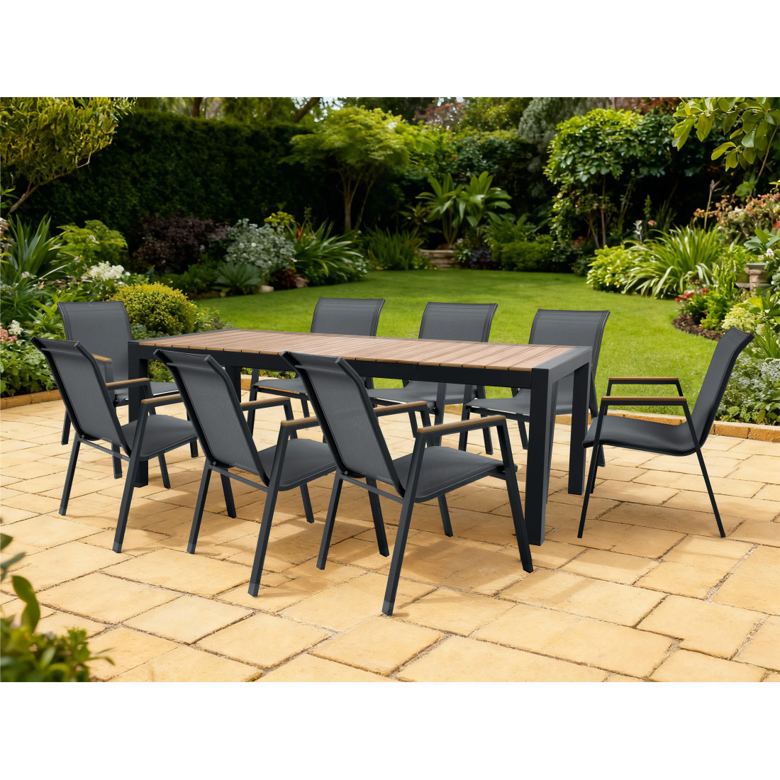 MALAWI 8+1 SET DARK GREY