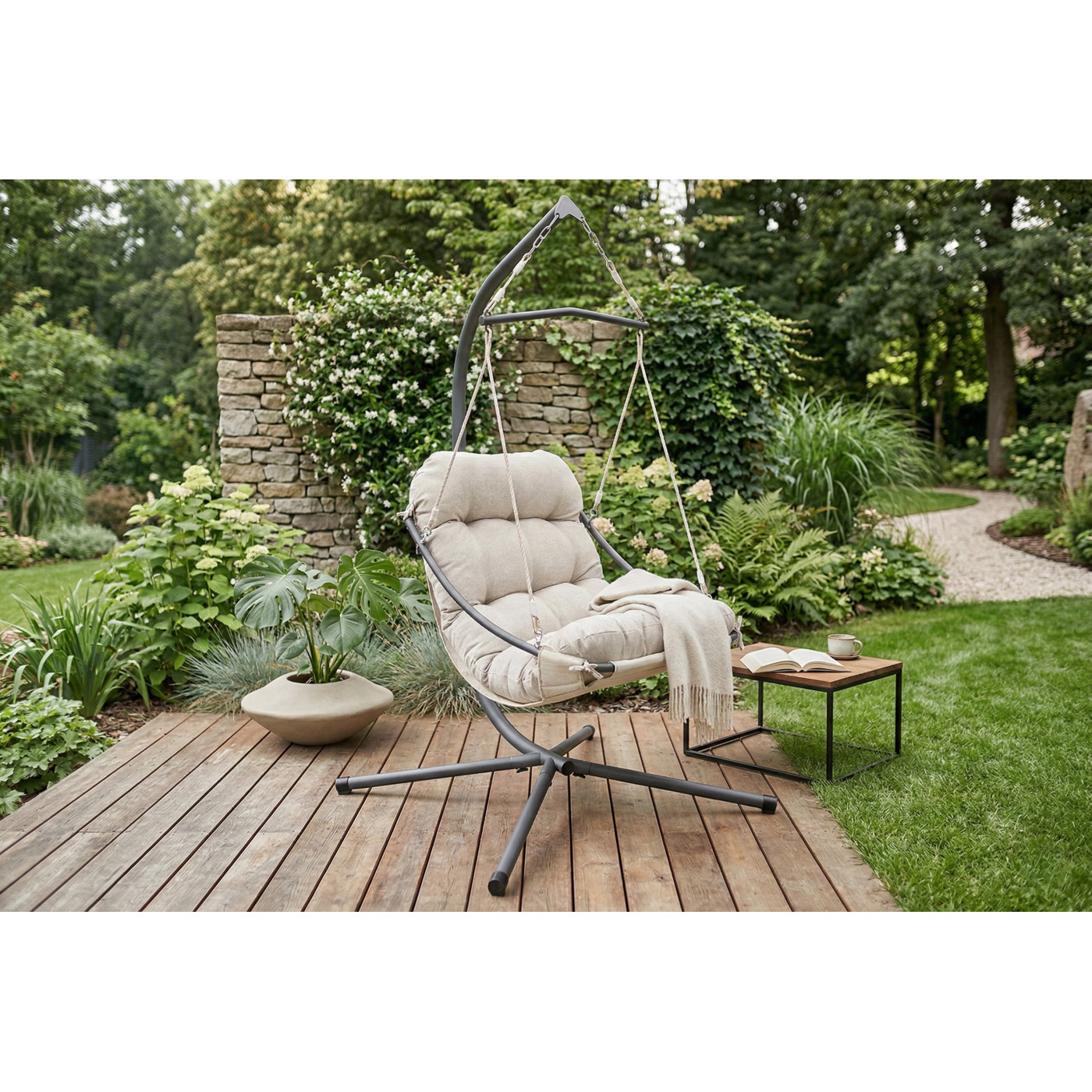 ORINOKO BEIGE HANGING CHAIR