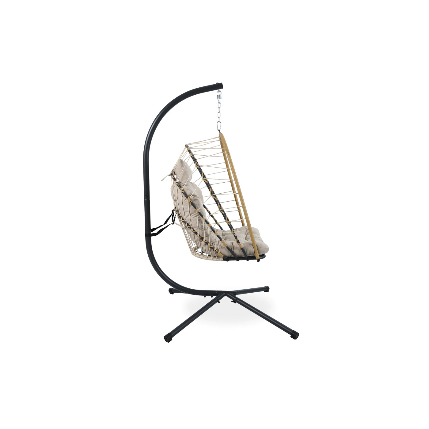 MILOS BEIGE HANGING CHAIR
