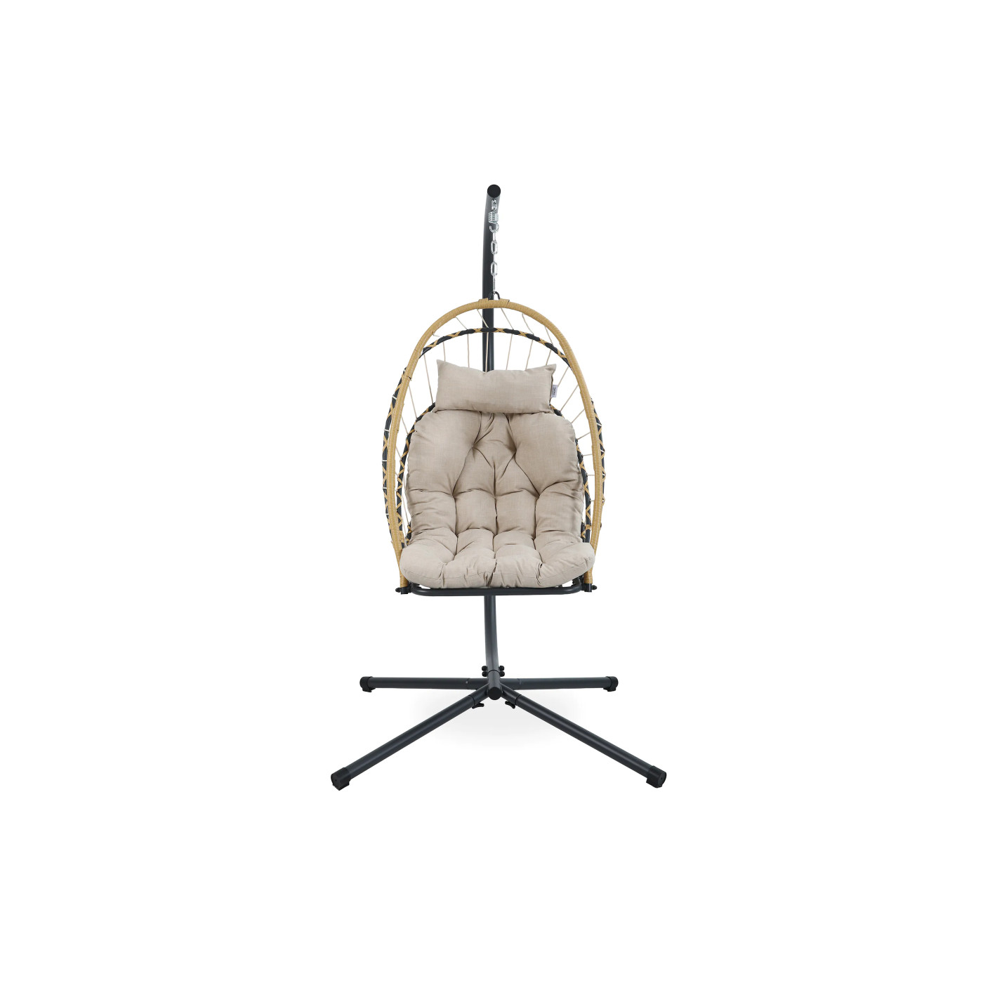 MILOS BEIGE HANGING CHAIR