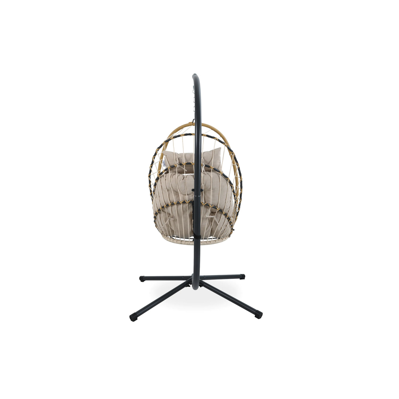 MILOS BEIGE HANGING CHAIR