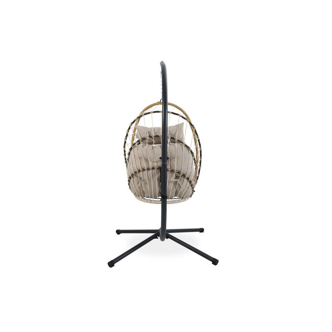 MILOS BEIGE HANGING CHAIR