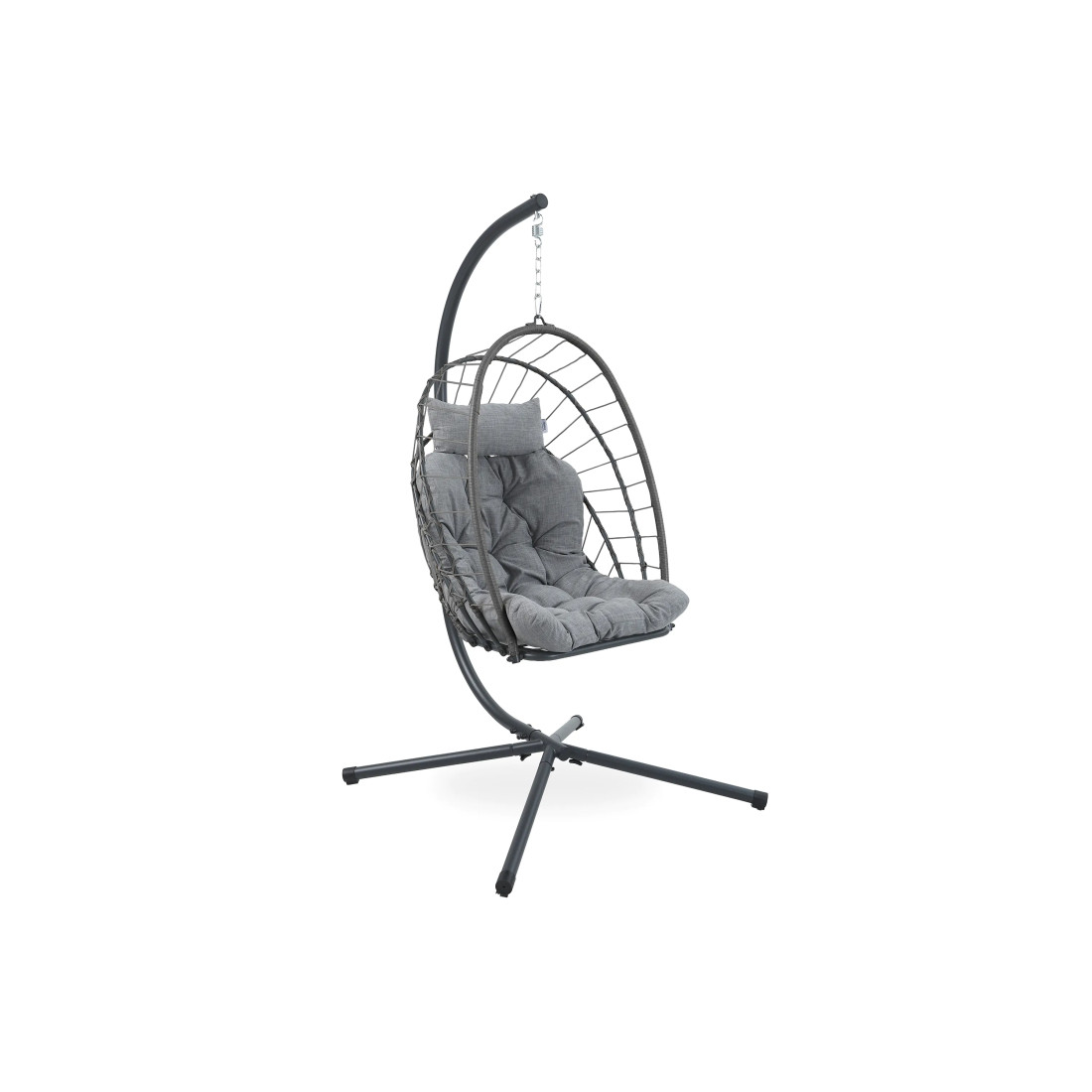 MILOS HANGING CHAIR GREY