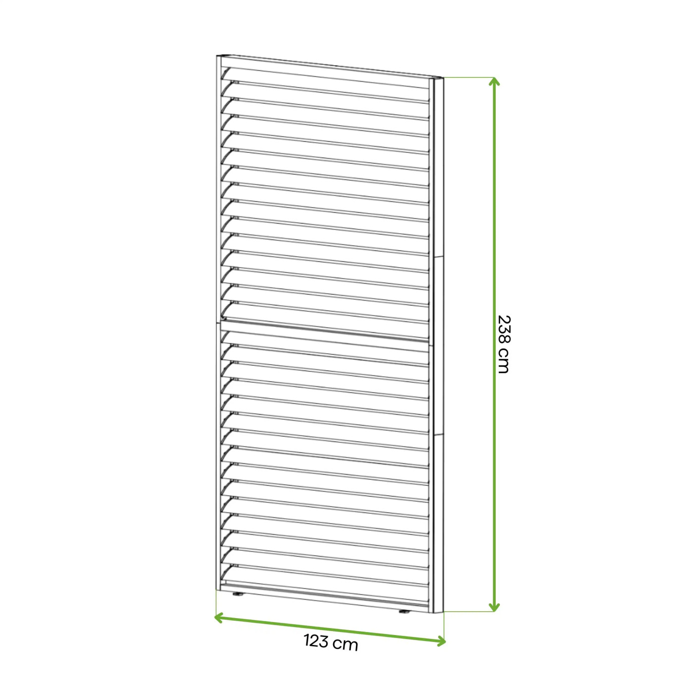 PRIMARY ADJUSTABLE BLIND PANEL 1.3M ANTHRACITE