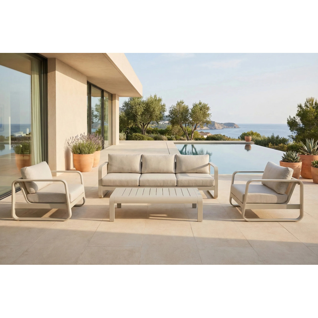 ANTALYA CAFFE ZESTAW LIGHT BEIGE