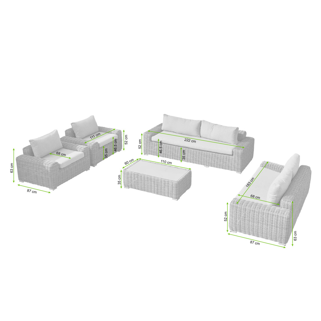 JAKARTA CAFFE MAX ZESTAW BEIGE