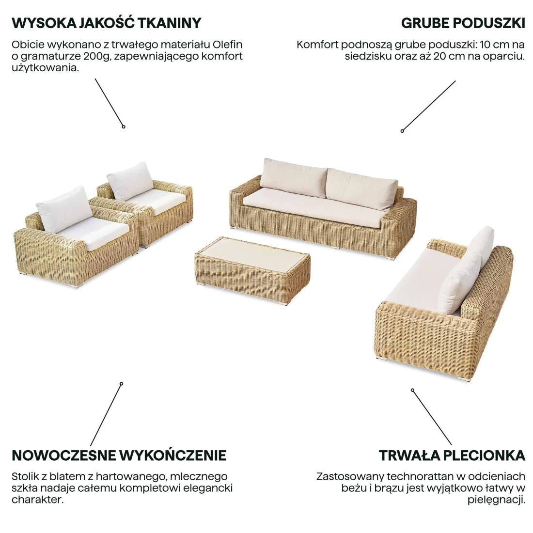 Jakarta Caffè Max Set Beige