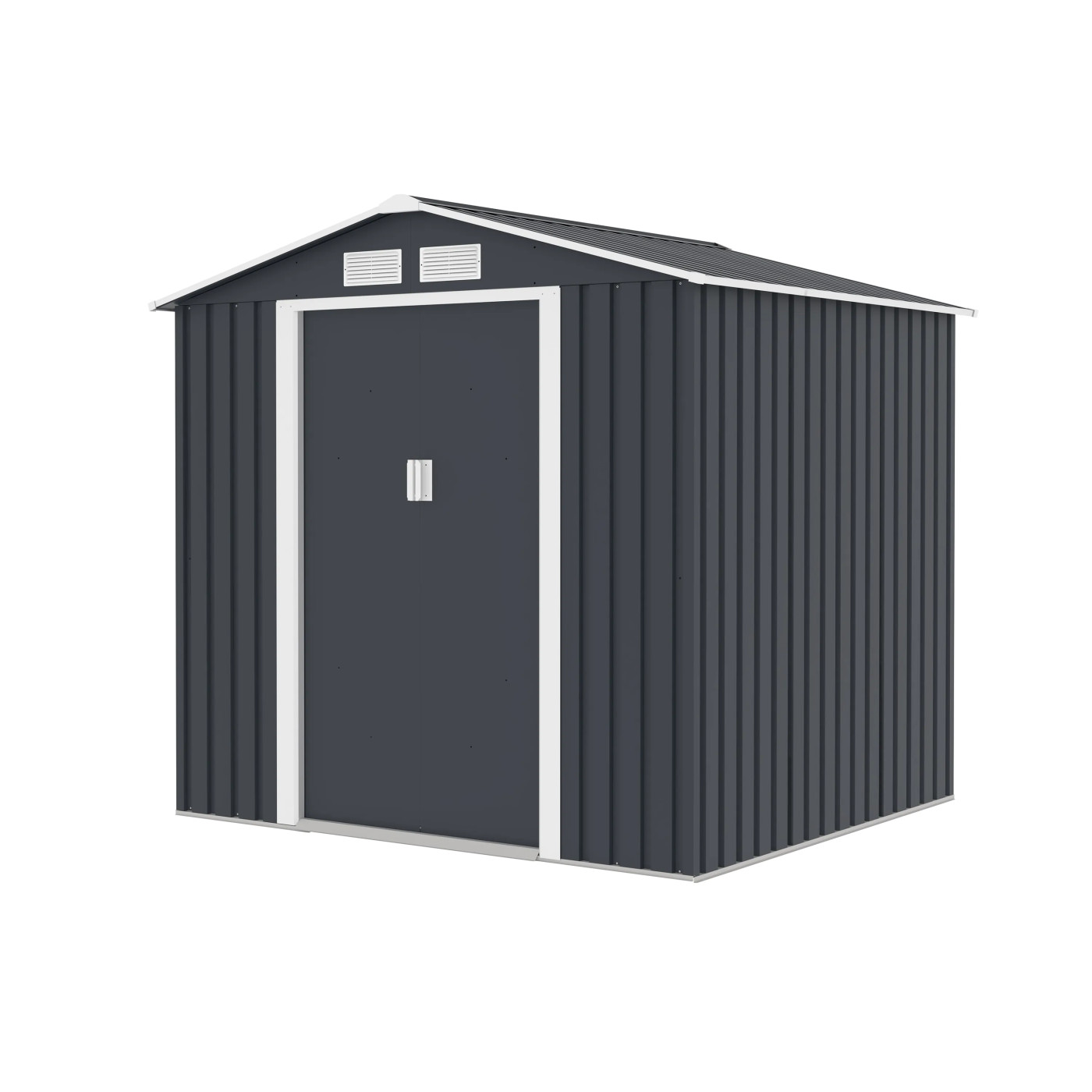 VECTOR 7x6 COLD GREY METAL SHED