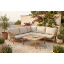 BERGEN CORNER SOFA ACACIA WOOD