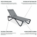 AQUALIS DECK CHAIR GREY