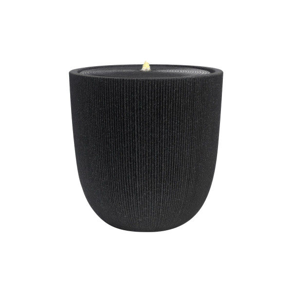 SOLENA FONTANNA LED FI37x37.5CM GRAPHITE