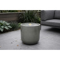 LUMINA FONTANNA LED FI29x28CM STONE GREY