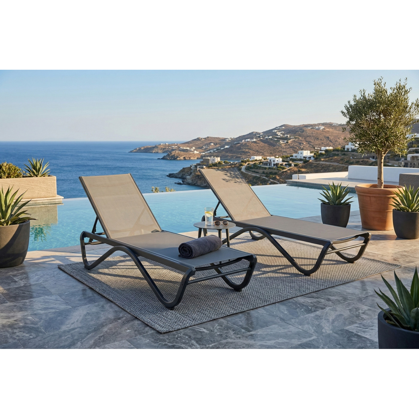 AQUALIS 2+1 ZESTAW GREY