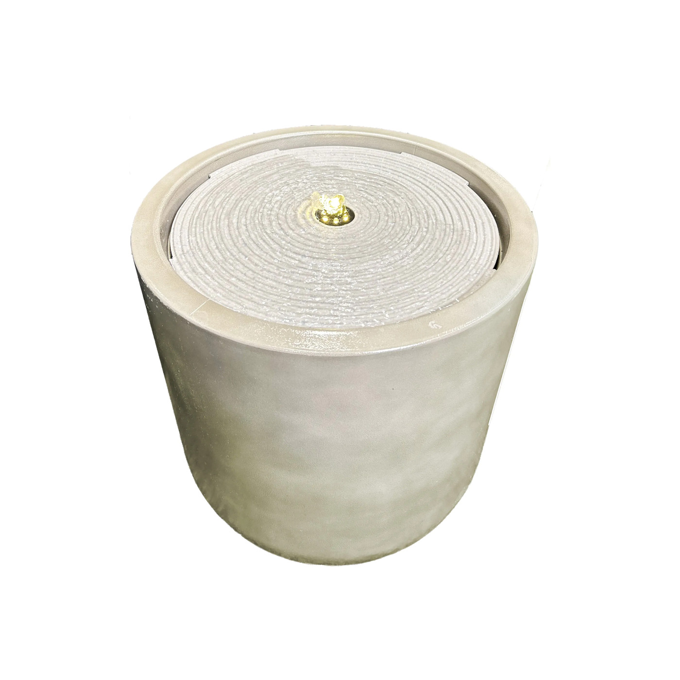 LUMINA FONTANNA LED FI36x35CM STONE GREY