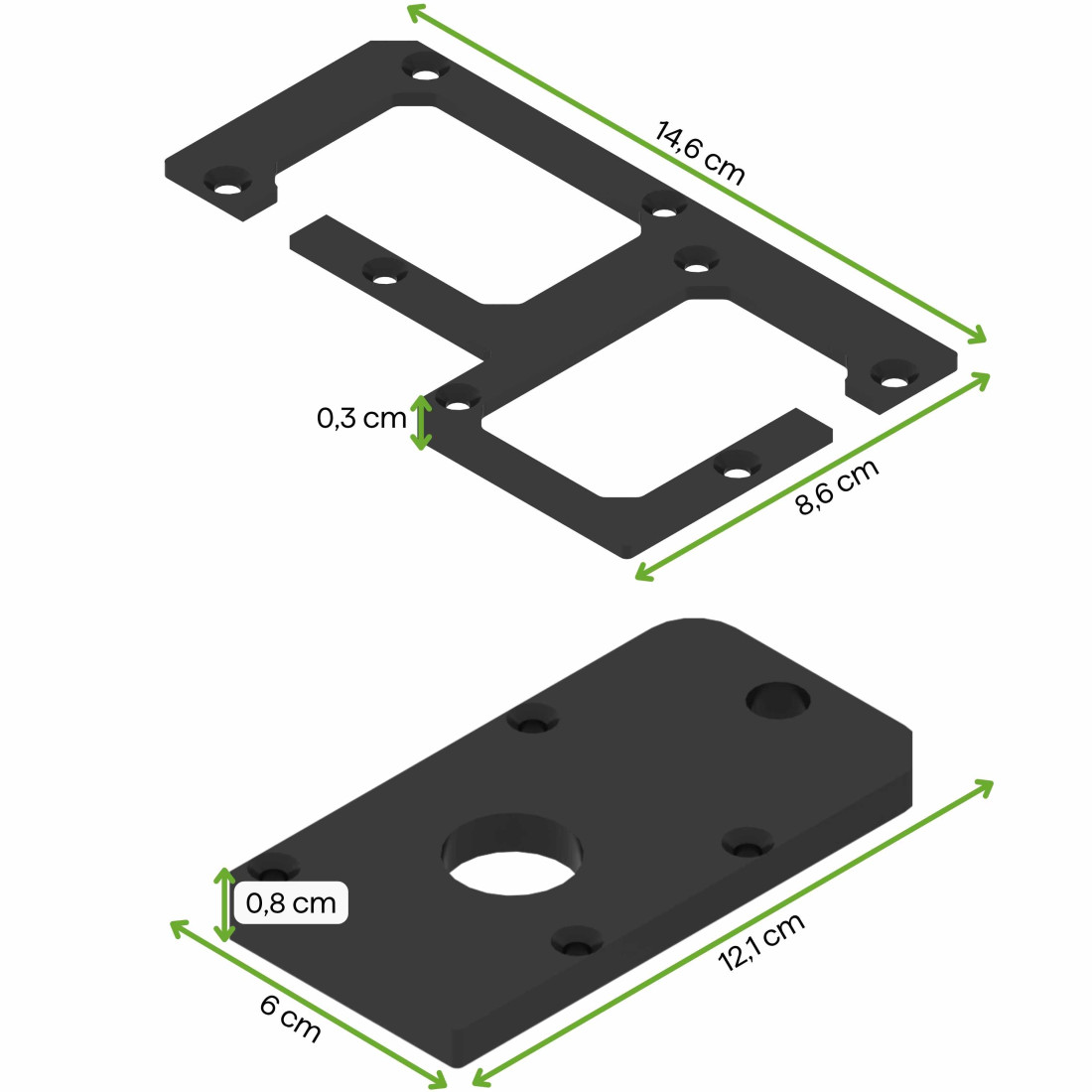 CORNER FASTENING CONNECTOR (2 PIECES IN THE SET)