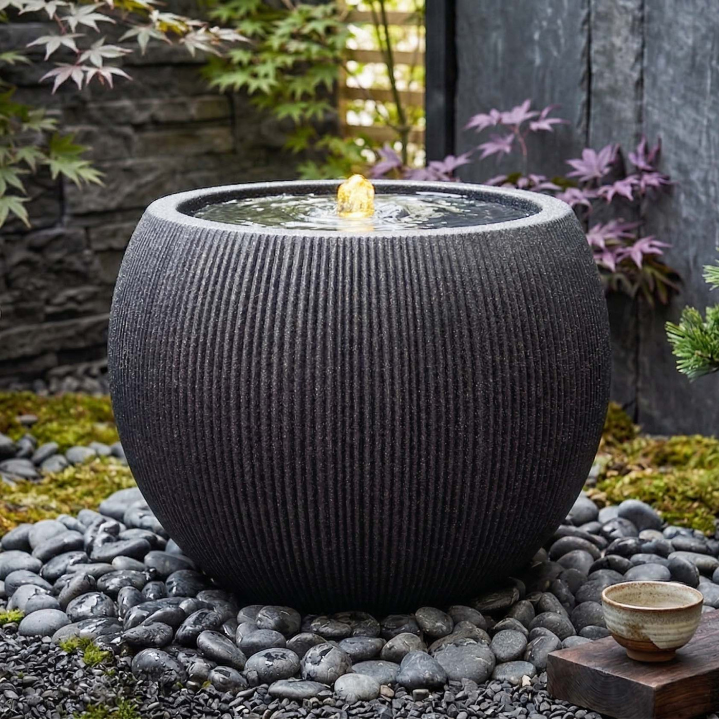 AQUALIGHT FONTANNA LED FI53x41.5CM GRAPHITE