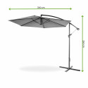 SAMBA PARASOL BOCZNY 3.0M DARK GREY