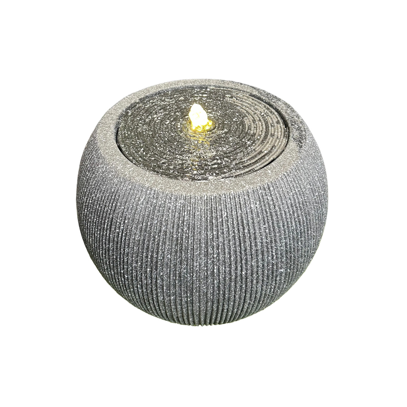 AQUALIGHT FONTANNA LED FI37x30CM GRAPHITE