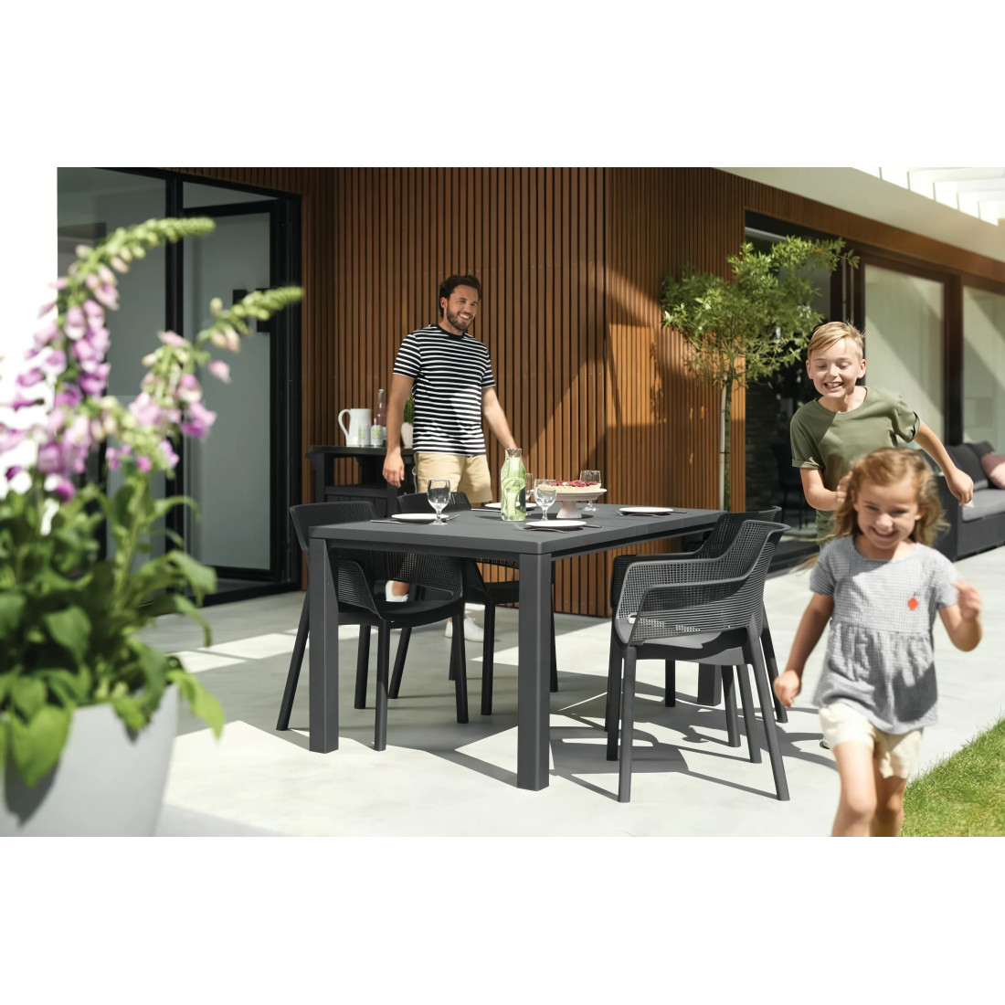 JULIE 150 GRAPHITE BOX TABLE