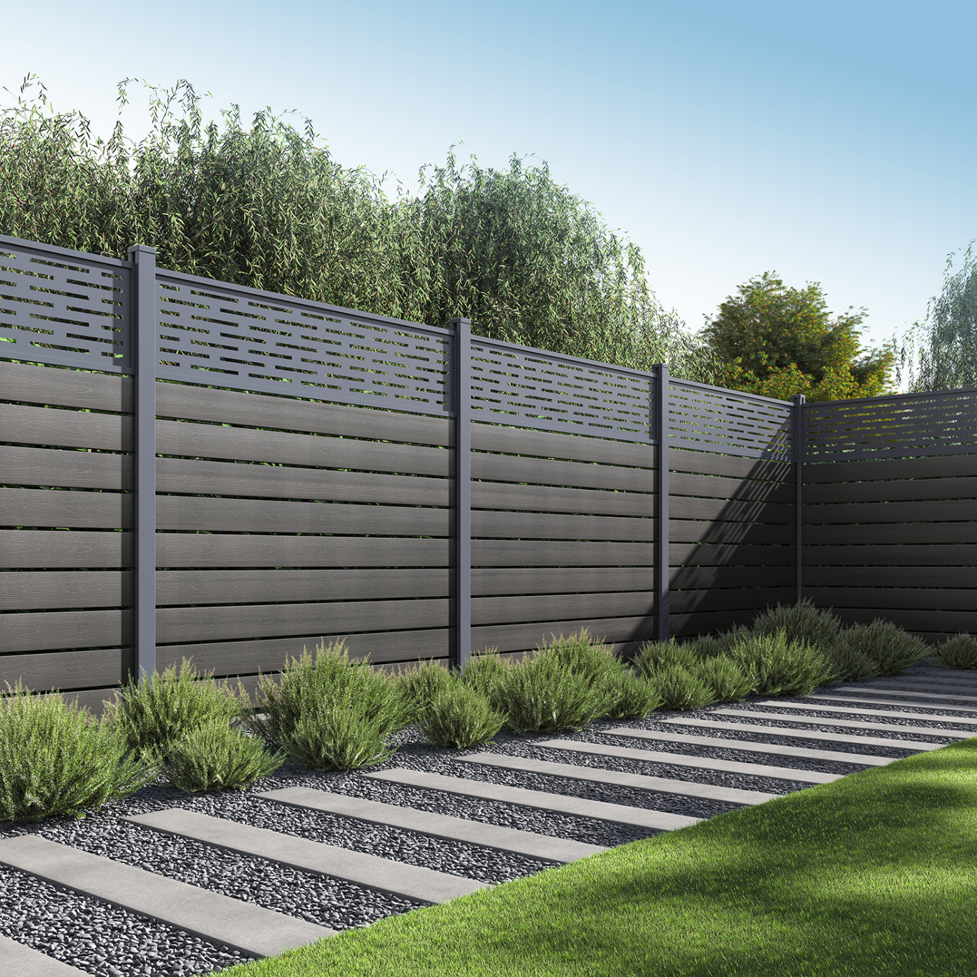 NEO ANTHRACITE DECORATIVE GRILLE