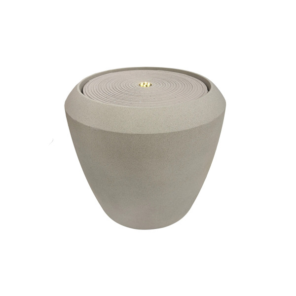 WATERFALL FONTANNA LED FI44x39.5CM CEMENT GREY