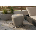 WATERFALL FONTANNA LED FI44x39.5CM CEMENT GREY