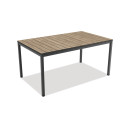 DECO PORTO NOVA 160 TABLE BLACK/ASHWOOD