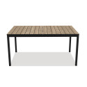 DECO PORTO NOVA 160 TABLE BLACK/ASHWOOD