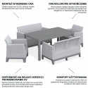 SCANDI DINING FIESTA ASH GREY-STORM GREY/ST.GREY