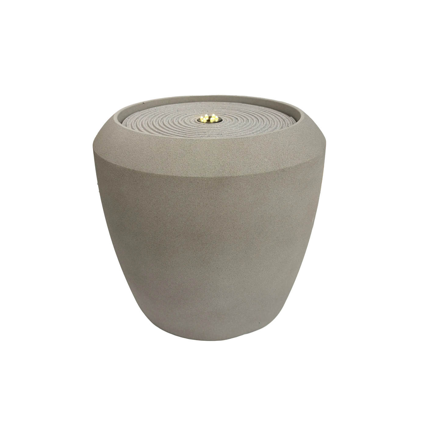 WATERFALL FONTANNA LED FI33x30.5CM CEMENT GREY