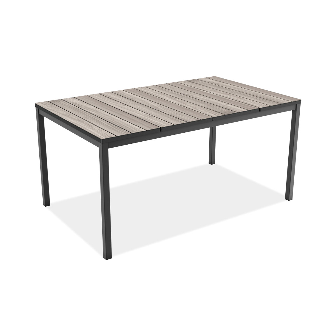DECO PORTO NOVA 160 TABLE BLACK/STORM GREY