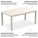SCANDI DINING TABLE SOFT BEIGE