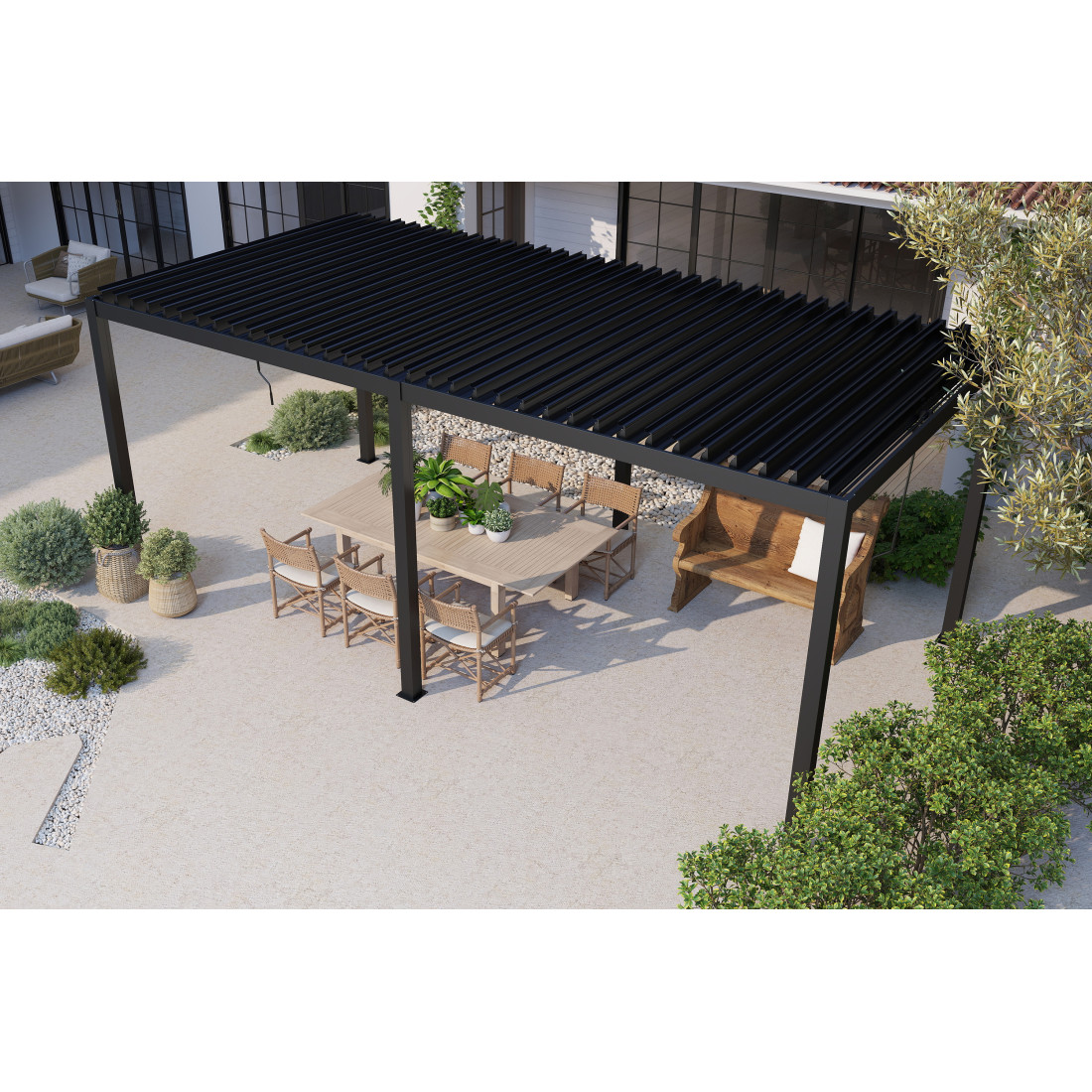 PRIMARY 3x5.8 PERGOLA TARASOWA ANTHRACITE