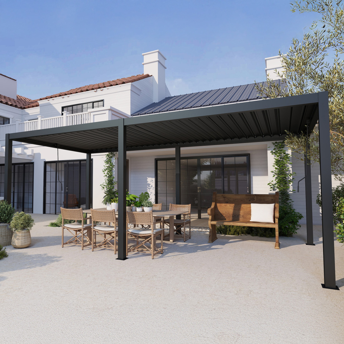 PRIMARY 3x5.8 PERGOLA TARASOWA ANTHRACITE