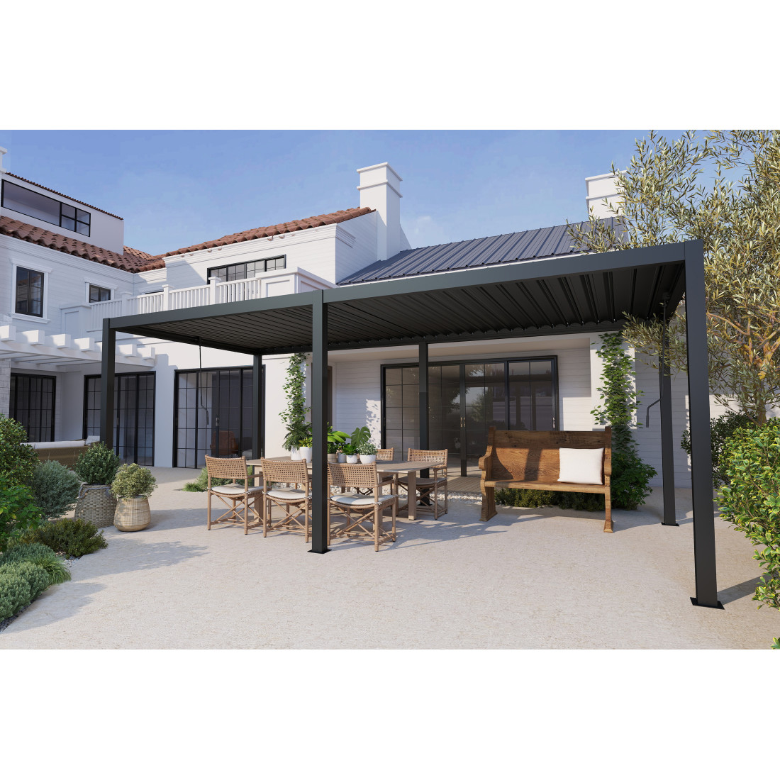 PRIMARY 3x5.8 PERGOLA TARASOWA ANTHRACITE