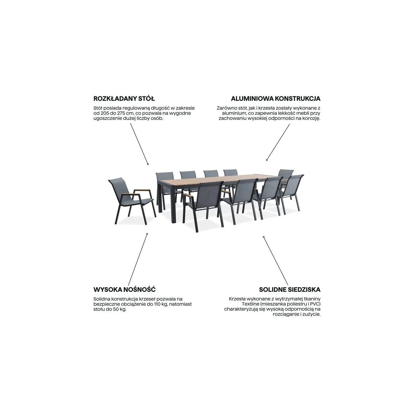 MALAWI 10+1 SET DARK GREY