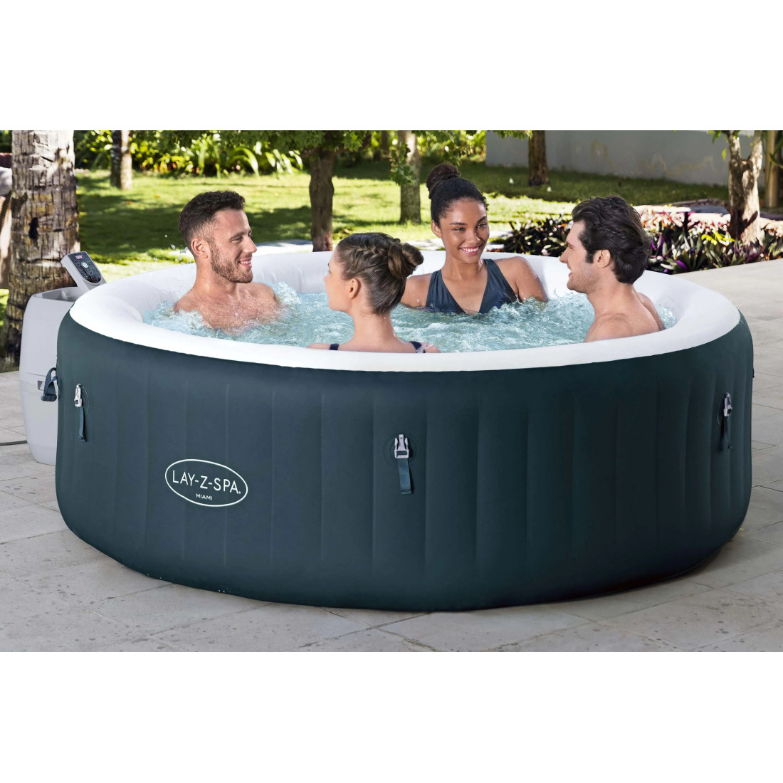 JACUZZI SPA MIAMI AIRJET 1.96x0.66M BESTWAY 6001D