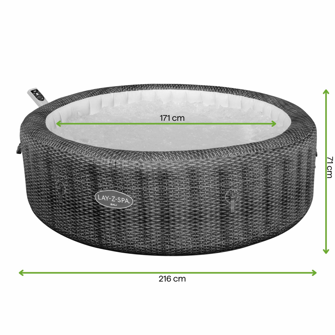 JACUZZI SPA BALI AIRJET 2.16x0.71M BESTWAY 6001P